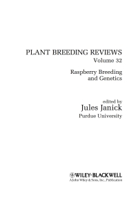 Cover image: Plant Breeding Reviews 1st edition 9780470386743
