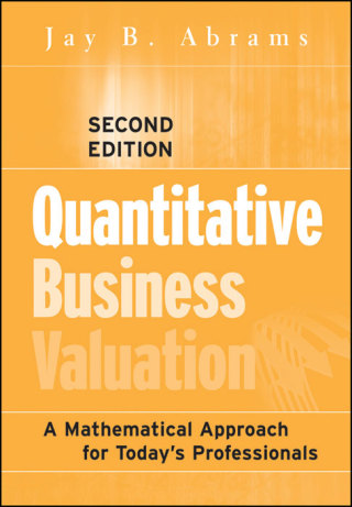 Cover image: Quantitative Business Valuation 2nd edition 9780470390160