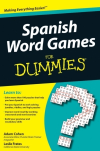 Cover image: Spanish Word Games For Dummies 1st edition 9780470502006