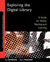 Cover image: Exploring the Digital Library: A Guide for Online Teaching and Learning 1st edition 9780787976279
