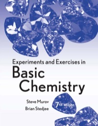 Cover image: Experiments and Exercises in Basic Chemistry 7th edition 9780470423738