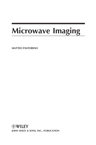 Imagen de portada: Microwave Imaging 1st edition 9780470278000