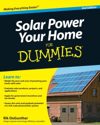 Cover image: Solar Power Your Home For Dummies 2nd edition 9780470596784