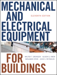 Cover image: Mechanical and Electrical Equipment for Buildings 11th edition 9780470195659