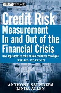 Cover image: Credit Risk Management In and Out of the Financial Crisis: New Approaches to Value at Risk and Other Paradigms 3rd edition 9780470478349