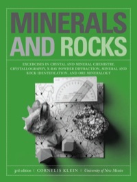 Cover image: Minerals and Rocks: Exercises in Crystal and Mineral Chemistry, Crystallography, X-Ray Powder Diffraction, Mineral and Rock Identification 3rd edition 9780471772774