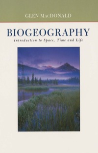 表紙画像: Biogeography: Introduction to Space, Time, and Life 1st edition 9780471241935