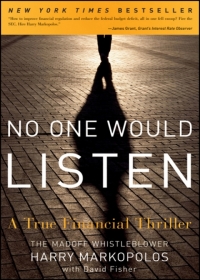 Titelbild: No One Would Listen: A True Financial Thriller 1st edition 9780470919002