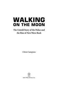 Cover image: Walking on the Moon 1st edition 9780470282403