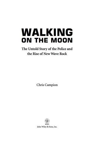 Cover image: Walking on the Moon 1st edition 9780470282403