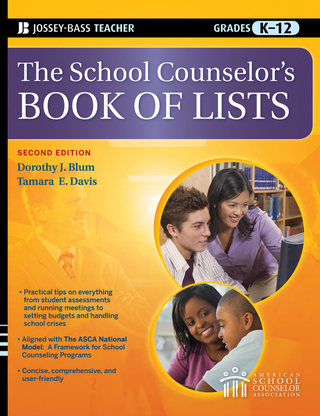 Imagen de portada: The School Counselor's Book of Lists 2nd edition 9780470450659