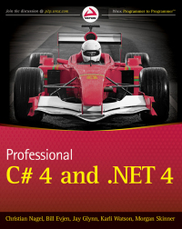 Cover image: Professional C# 4.0 and .NET 4 1st edition 9780470502259