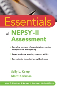 Imagen de portada: Essentials of NEPSY-II Assessment 1st edition 9780470436912