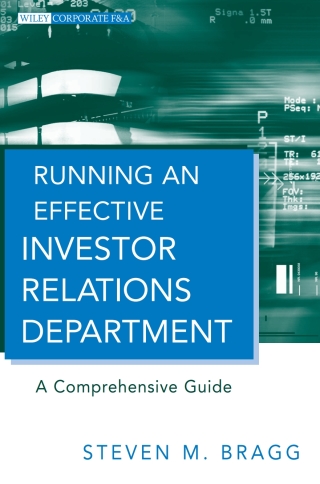 Immagine di copertina: Running an Effective Investor Relations Department 1st edition 9780470630303