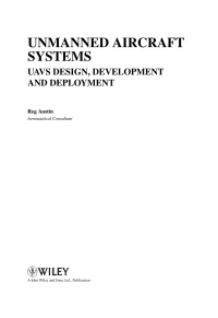 صورة الغلاف: Unmanned Aircraft Systems: UAVS Design, Development and Deployment 1st edition 9780470058190