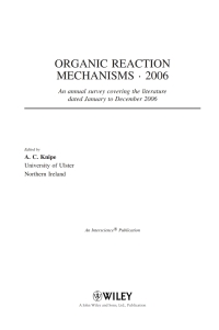 Imagen de portada: Organic Reaction Mechanisms 2006 1st edition 9780470519059