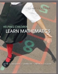 Cover image: Helping Children Learn Math, Canadian Edition 1st edition 9780470153741