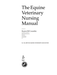 Imagen de portada: Equine Veterinary Nursing Manual 1st edition 9780632057276