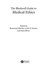 Titelbild: The Blackwell Guide to Medical Ethics 1st edition 9781405125840