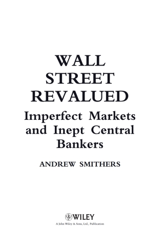 Omslagafbeelding: Wall Street Revalued 1st edition 9780470750056