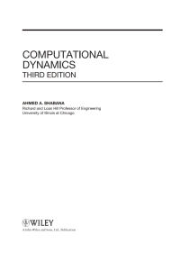 صورة الغلاف: Computational Dynamics 1st edition 9780470686157