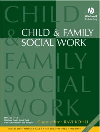 Imagen de portada: Child and Family Social Work 1st edition 9781405119696