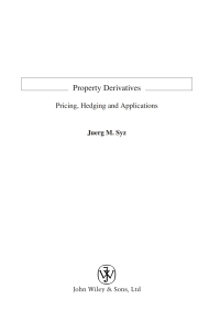 Imagen de portada: Property Derivatives 1st edition 9780470998021