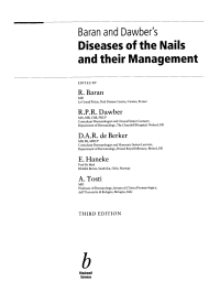 صورة الغلاف: Baran and Dawber's Diseases of the Nails and their Management 3rd edition 9780632053582