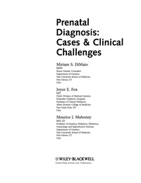 Imagen de portada: Prenatal Diagnosis: Cases and Clinical Challenges 1st edition 9781405191432