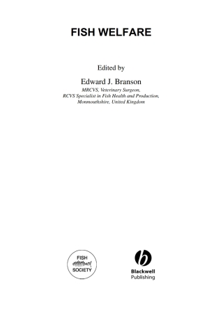 Cover image: Fish Welfare 1st edition 9781405146296