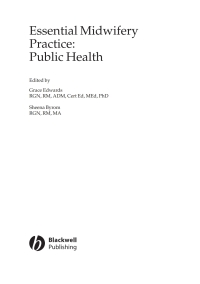 Imagen de portada: Public Health 1st edition 9781405144414