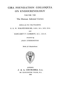 Cover image: The Human Adrenal Cortex, Volume 8: Book 2 of Colloquia on Endocrinology 1st edition 9780470715215