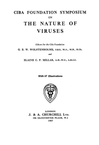 صورة الغلاف: The Nature of Viruses 1st edition 9780470714751