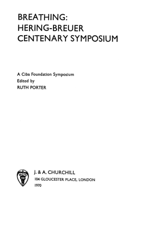 Imagen de portada: Breathing 1st edition 9780470715352
