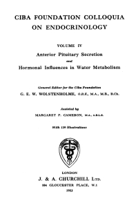 Imagen de portada: Anterior Pituitary Secretion, Volume 4 1st edition 9780470718803