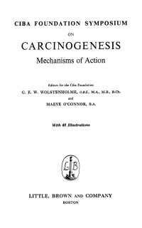 Cover image: Carcinogenesis: Mechanisms of Action 1st edition 9780470722572