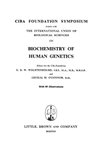 Cover image: Biochemistry of Human Genetics 1st edition 9780470719152