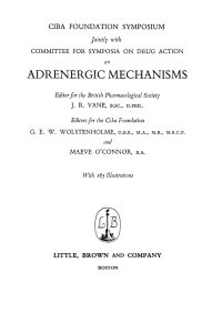 Cover image: Adrenergic Mechanisms 1st edition 9780470722640