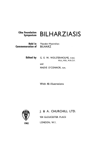Cover image: Bilharziasis 1st edition 9780470722756