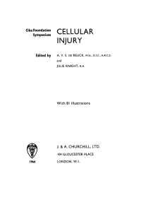 Imagen de portada: Cellular Injury 1st edition 9780470722770