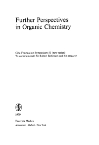 Cover image: Futher Perspectives in Organic Chemistry 1st edition 9780470720349