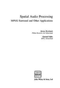 Imagen de portada: Spatial Audio Processing 1st edition 9780470033500
