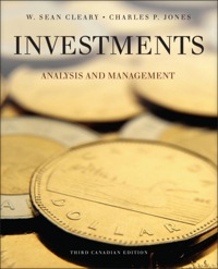 Cover image: Investments: Analysis and Management (Canadian Edition) 3rd edition 9780470157596