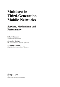 Imagen de portada: Multicast in Third-Generation Mobile Networks 1st edition 9780470723265