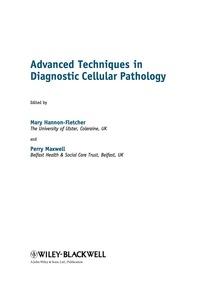 Cover image: Advanced Techniques in Diagnostic Cellular Pathology 1st edition 9780470515976