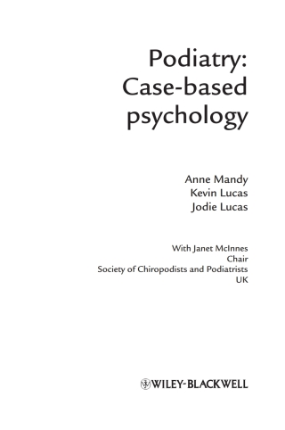 Imagen de portada: Podiatry 1st edition 9780470519639