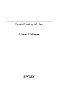 Imagen de portada: Financial Modelling in Python 1st edition 9780470987841