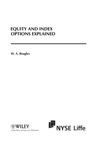 Imagen de portada: Equity and Index Options Explained 1st edition 9780470697177