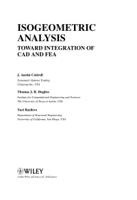 Cover image: Isogeometric Analysis: Toward Integration of CAD and FEA 1st edition 9780470748732