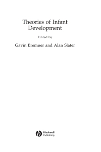 صورة الغلاف: Theories of Infant Development 1st edition 9780631233374